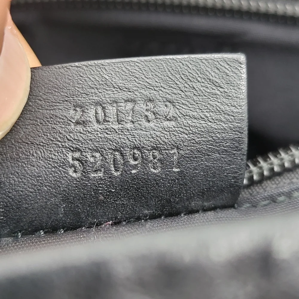 Gucci Imprime Black GG Supreme Canvas Crossbody Unisex Bag... Authentic w/COA...